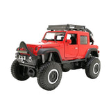 Maxbell 1/32 Alloy Jeep Big Foot Truck Car Model Toy with Sound and Light Red