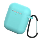 Maxbell Anti-shock Earphone Case Cover Protection w/ Buckle For Airpods Light Green