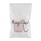 Maxbell Anti-shock Earphone Case Cover Protection w/ Buckle For Airpods Light Pink