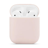 Maxbell Headphones Case Dustproof Soft Silicone for Apple AirPods  Light Pink