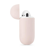 Maxbell Headphones Case Dustproof Soft Silicone for Apple AirPods  Light Pink