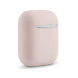 Maxbell Headphones Case Dustproof Soft Silicone for Apple AirPods  Light Pink