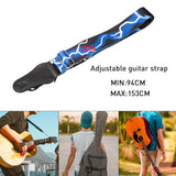 Maxbell 94cm-153cm Adjustable Guitar Strap for Classic Acoustic Electric Guitar Bass