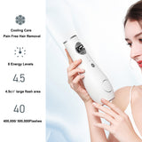 Maxbell Painless Laser Hair Removal Permanent Body Hair Remover B 500000 Flashes