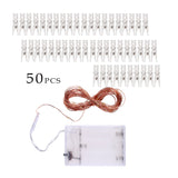 Maxbell Copper Wire Fairy LED Lights String with Clear Photo Clip 20/50/100LED 2