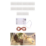 Maxbell Copper Wire Fairy LED Lights String with Clear Photo Clip 20/50/100LED 2