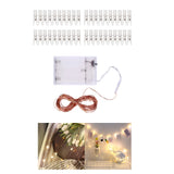 Maxbell Copper Wire Fairy LED Lights String with Clear Photo Clip 20/50/100LED 3