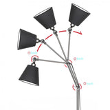 Maxbell LED Floor Lamp Adjustable Standing Reading Light flexible Floor Lamp9W Black