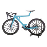 Maxbell 1:14 Diecast Bicycle Model Toys Racing Cycle Cross Bike Replica Toy Blue