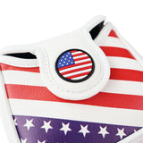 Maxbell 1pcs Magnetic Golf Mallet Head Cover Center Putter Headcover Club Protector