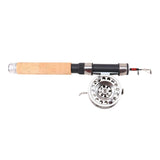 Maxbell Mini Ice Fishing Rod Telescopic Casting Spinning Rod and Reel Combo Set B