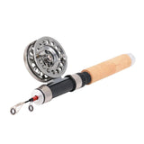 Maxbell Mini Ice Fishing Rod Telescopic Casting Spinning Rod and Reel Combo Set A