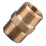 Maxbell Brass Pipe Hex Nipple Fitting Adapter Male Thread Water Oil Connector DN20