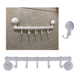 Maxbell Vacuum Suction Hook Strong Hanger Home Organization Towel Holder White 1Hook