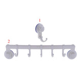 Maxbell Vacuum Suction Hook Strong Hanger Home Organization Towel Holder White 1Hook
