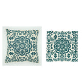 Maxbell Throw Pillow Cover Case Cotton Linen Cushion Cover for Sofa Home Decor Green