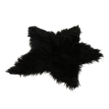 Maxbell Plush Shaggy Area Rugs Fluffy Floor Carpet for Bedroom Bedside Black