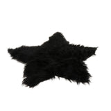 Maxbell Plush Shaggy Area Rugs Fluffy Floor Carpet for Bedroom Bedside Black