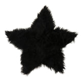 Maxbell Plush Shaggy Area Rugs Fluffy Floor Carpet for Bedroom Bedside Black