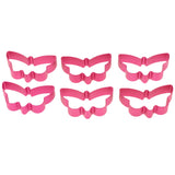 Maxbell 6pcs/set Aluminum Alloy Cookie Cutter Cake Biscuit DIY Molds Butterfly
