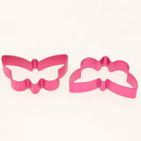 Maxbell 6pcs/set Aluminum Alloy Cookie Cutter Cake Biscuit DIY Molds Butterfly