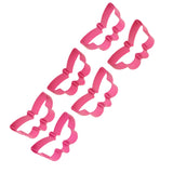 Maxbell 6pcs/set Aluminum Alloy Cookie Cutter Cake Biscuit DIY Molds Butterfly