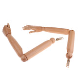 Maxbell Three Section Wooden Manikin Arms Mannequin Female Hands Artist Model #1