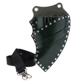 Maxbell PU Salon Hair Scissors Bag Pet Hairdressing Beard Shears ToolS Pouch Holster Green