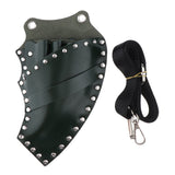 Maxbell PU Salon Hair Scissors Bag Pet Hairdressing Beard Shears ToolS Pouch Holster Green