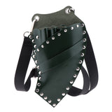 Maxbell PU Salon Hair Scissors Bag Pet Hairdressing Beard Shears ToolS Pouch Holster Green