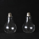 Maxbell 2Pcs Clear Bulb Shape Glass Plant Flower Vase Hydroponic Container Bottle