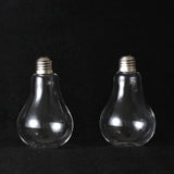 Maxbell 2Pcs Clear Bulb Shape Glass Plant Flower Vase Hydroponic Container Bottle