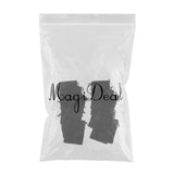 Maxbell 20 Pcs Velvet Jewelry Accessories Pouch Gift Bag 5 Color S/M/L Black S