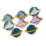 Maxbell 8Pcs Alloy Enamel Brooch Label Pins Cartoon Badges Fashion Jewelry