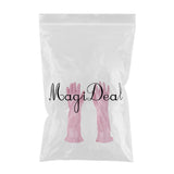 Maxbell Latex&Nitrile Gloves Pink 390mm Hand Safety Protection Kitchen Cleaning L