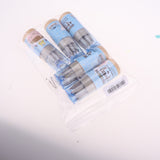Maxbell 5Pcs 12 Colored Pencil with Container Sharpener Child Writing Card Blue Tube