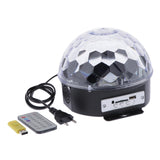 Maxbell Voice Control RGB Stage Light Crystal Magic Ball Stage Lamp for Disco Party