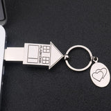 Maxbell Cute House 2-64Gb Novelty USB Memory Stick Flash Drive Gift Present 4GB