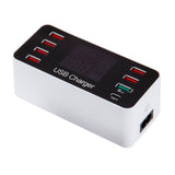 Maxbell 8 ports Quick Charge 3.0 Desktop USB Charger Display