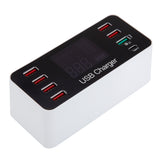 Maxbell 8 ports Quick Charge 3.0 Desktop USB Charger Display