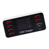 Maxbell 8 ports Quick Charge 3.0 Desktop USB Charger Display