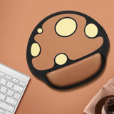 Maxbell Silicone Mouse Pad Non-slip Wrist Support Protect Mouse Pads Mouse Mat Brown
