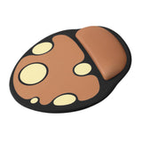 Maxbell Silicone Mouse Pad Non-slip Wrist Support Protect Mouse Pads Mouse Mat Brown