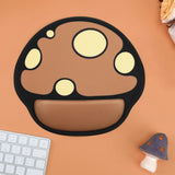 Maxbell Silicone Mouse Pad Non-slip Wrist Support Protect Mouse Pads Mouse Mat Brown
