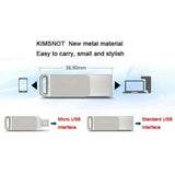 Maxbell Silver USB2.0 Key Ring Flash Drive Memory Stick Data U Disk Storage 64GB