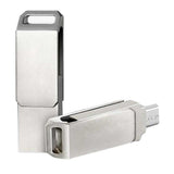 Maxbell Silver USB2.0 Key Ring Flash Drive Memory Stick Data U Disk Storage 64GB