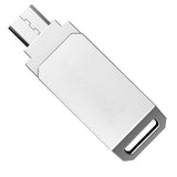 Maxbell Silver USB2.0 Key Ring Flash Drive Memory Stick Data U Disk Storage 64GB