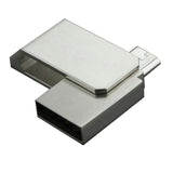 Maxbell Silver USB2.0 Key Ring Flash Drive Memory Stick Data U Disk Storage 64GB