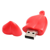 Maxbell Novelty Lips Shape Flash Drive Pen Data Storage Memory Stick USB 2.0 U-Disk 8GB