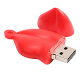 Maxbell Novelty Lips Shape Flash Drive Pen Data Storage Memory Stick USB 2.0 U-Disk 8GB
